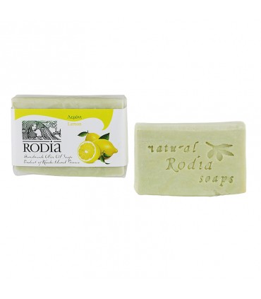 Rodia Soaps Φυσικό σαπούνι Ελαιολάδου με άρωμα Λεμόνι, 90g